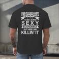 Super Sexy Economist Economist Graduation Men's Back Print T-Shirt