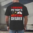 I Survived My Mom's Nursing Degree Graduation Day 2026 Men's Back Print T-Shirt