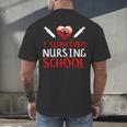 I Survived Nursing School Graduation Cool Men's Back Print T-Shirt