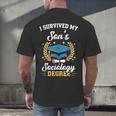 I Survived My Son's Sociology Degree Graduation Men's Back Print T-Shirt