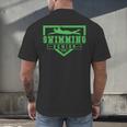 Swimming Senior Night Swim Senior 2026 Graduation 32 Men's Back Print T-Shirt