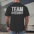 Team Overthinker Introvert Men's Back Print T-Shirt