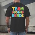 Team Second Grade Shirt 2nd Grade Back To School Graduation Men's Back Print T-Shirt