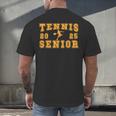 Tennis Senior Night Tennis Senior 2025 Graduation 11 Men's Back Print T-Shirt