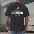 Track & Field Senior Dad 2025 Graduation Year Men's Back Print T-Shirt