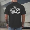 Trust Me I'm A Barber School Graduation Barbershop Cool Men's Back Print T-Shirt