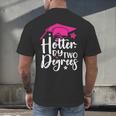 Two Degrees Hotter Graduation 2025 Diploma College Masters Men's Back Print T-Shirt