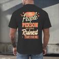 I Used To Be a People Person Antisocial Introvert Men's Back Print T-Shirt