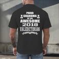 Valedictorian Scholar GrandmaShirt Graduation Speech Men's Back Print T-Shirt