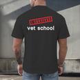 Vet School Tech Graduation Future Veternarians I Survived Men's Back Print T-Shirt