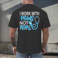 Veterinarian Vet Tech Week Graduation Thank You Birthday Men's Back Print T-Shirt