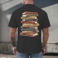 Vintage Books History Retro Book Lover Teacher Men's Back Print T-Shirt