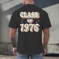 Vintage Class Of 1976 76 High School Graduation Men's Back Print T-Shirt