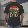 Vintage Class Of 2000 25 Years Later Reunion 25th Graduation Men's Back Print T-Shirt