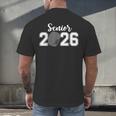 Vintage Class Of 2026 Hockey Senior 2026 Graduation 2026 Men's Back Print T-Shirt