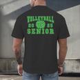 Volleyball Senior Night Volleyball Senior 2025 Graduation 16 Men's Back Print T-Shirt