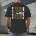 Weightlifting Senior Night Senior 2025 Graduation 42 Men's Back Print T-Shirt