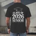 Women's Class Of 2026 Senior Graduation School College Men's Back Print T-Shirt