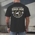 Wrestling Senior Mom The Final Match 2026 Graduation Men's Back Print T-Shirt