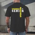 Wrestling Senior Night Wrestling Senior 2025 Graduation 22 Men's Back Print T-Shirt