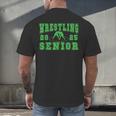 Wrestling Senior Night Wrestling Senior 2025 Graduation 32 Men's Back Print T-Shirt