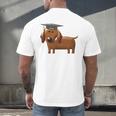 2018 Dog Graduation Shirt Dachshund Graduation For Men Women Kids Men's Back Print T-Shirt