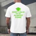 2018 Graduation Red Green High School Color Men's Back Print T-Shirt
