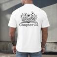 21th Birthday Chapter 21 Reading Book Lover 21 Year Old Men's Back Print T-Shirt 21th Birthday Chapter 21 Reading Book Lover 21 Year Old Men's Back Print T-Shirt