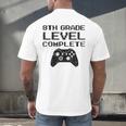 8th Grade Level CompleteShirt Graduation Men's Back Print T-Shirt