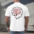 African American HBCU Grad College Graduation Men's Back Print T-Shirt