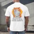 My Alone Time Is For Your Safety Coffee Lover Introvert Raglan Baseball Tee Men's Back Print T-Shirt