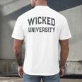 Antisocial WICKED UNIVERSITY Introvert Don't Call Me U Men's Back Print T-Shirt Antisocial WICKED UNIVERSITY Introvert Don't Call Me U Men's Back Print T-Shirt