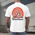 AntiSocial Worker Anti-Social Social Worker Introvert Men's Back Print T-Shirt