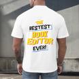 Best Book Editor Job Occupation Premium Tri-Blend Men's Back Print T-Shirt