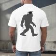 Bigfoot Graduate Shirt Cute Sasquatch Graduation Men's Back Print T-Shirt