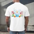 Book Lover Reading Penguin Men's Back Print T-Shirt