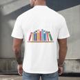 Books The Original Handheld Device Book Lovers Men's Back Print T-Shirt