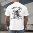 Bookworm Smutt Probably Reading Something Smutty Reader Men's Back Print T-Shirt