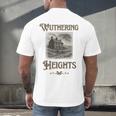 Bronte Novel Wuthering Heights Moorland Gothic Book Cover Men's Back Print T-Shirt