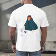 Can't Have Plans Introvert Staying Home Men's Back Print T-Shirt Can't Have Plans Introvert Staying Home Men's Back Print T-Shirt