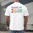 Class Of 2000 School Reunion College Highschool Graduation Premium Tri-Blend Men's Back Print T-Shirt