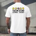 Class Of 2020 Senior Retro Video Game Graduation Gamer Men's Back Print T-Shirt