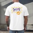 Class Of 2022 Senior Year 90's TV Style Graduation For Grad Men's Back Print T-Shirt