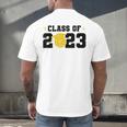 Class Of 2023 Graduation Waterpolo Senior 2023 Men's Back Print T-Shirt