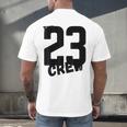 Class Of 2023 Seniors 23 Senior Graduation Idea Men's Back Print T-Shirt