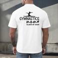 Class Of 2025 Gymnastics Mom Senior Gymnast Graduation Men's Back Print T-Shirt