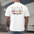 Class Of 2025 Senior 25 High School Graduation Men's Back Print T-Shirt