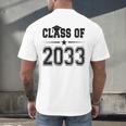 Class Of 2033 Shirt Graduation Men's Back Print T-Shirt