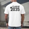 Class Of 2035 First Day Of School Graduation Men's Back Print T-Shirt