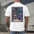 Color Graphic The Introvert Tarot Card Raglan Baseball Tee Men's Back Print T-Shirt Color Graphic The Introvert Tarot Card Raglan Baseball Tee Men's Back Print T-Shirt